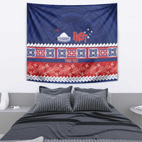 Personalised FAST Samoa Siapo Tapestry Teuila Flowers Samoan Pattern - Polynesian Pride