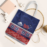 Personalised FAST Samoa Siapo Tote Bag Teuila Flowers Samoan Pattern - Polynesian Pride