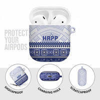HRPP Samoa Siapo AirPods Case Teuila Flowers Samoan Pattern LT14 - Polynesian Pride
