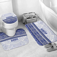 HRPP Samoa Siapo Bathroom Set Teuila Flowers Samoan Pattern - Polynesian Pride