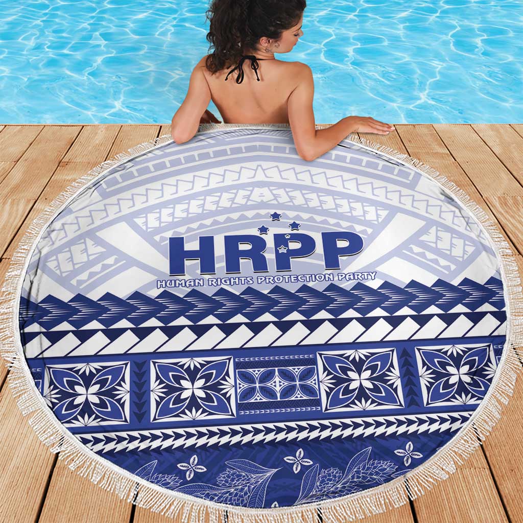 HRPP Samoa Siapo Beach Blanket Teuila Flowers Samoan Pattern LT14 - Polynesian Pride