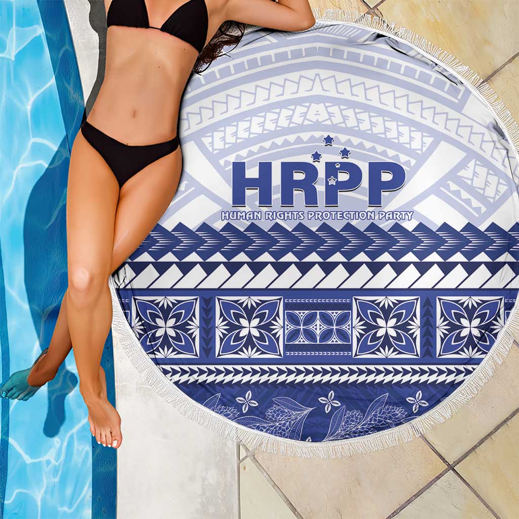 HRPP Samoa Siapo Beach Blanket Teuila Flowers Samoan Pattern LT14 - Polynesian Pride