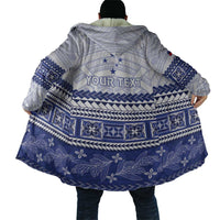Personalised HRPP Samoa Siapo Cloak Teuila Flowers Samoan Pattern - Polynesian Pride