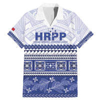 Personalised HRPP Samoa Siapo Family Matching Mermaid Dress and Hawaiian Shirt Teuila Flowers Samoan Pattern - Polynesian Pride