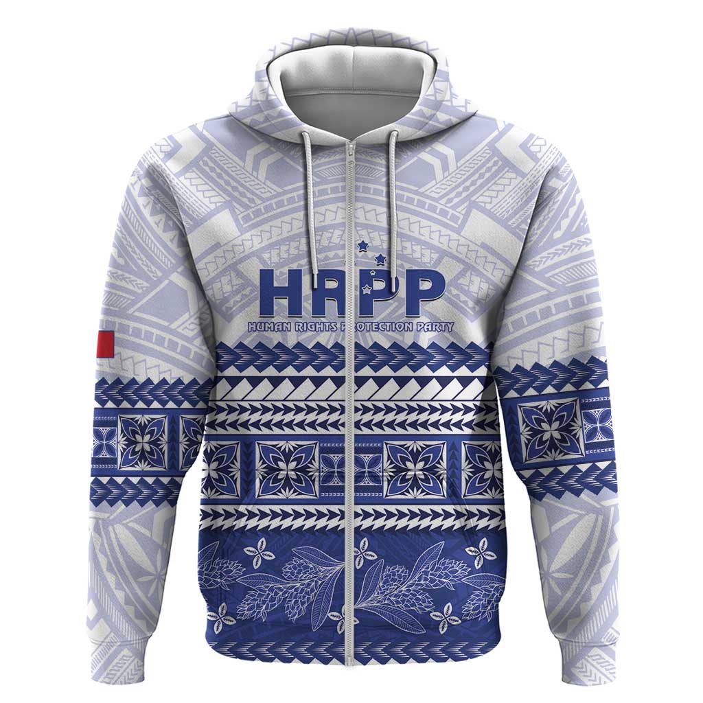 Personalised HRPP Samoa Siapo Hoodie Teuila Flowers Samoan Pattern - Polynesian Pride