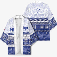 Personalised HRPP Samoa Siapo Kimono Teuila Flowers Samoan Pattern - Polynesian Pride