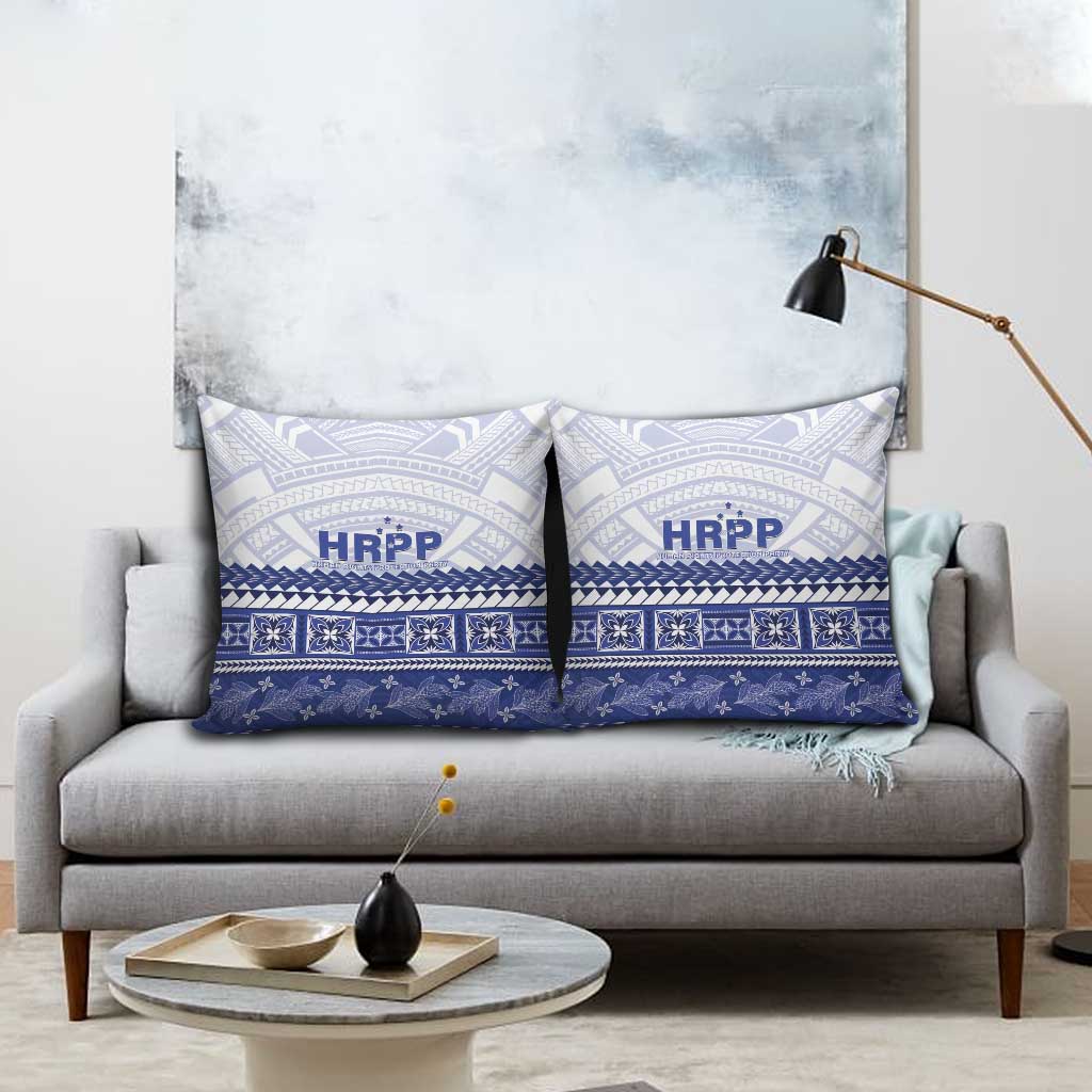 HRPP Samoa Siapo Pillow Cover Teuila Flowers Samoan Pattern - Polynesian Pride
