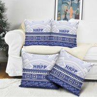 HRPP Samoa Siapo Pillow Cover Teuila Flowers Samoan Pattern - Polynesian Pride