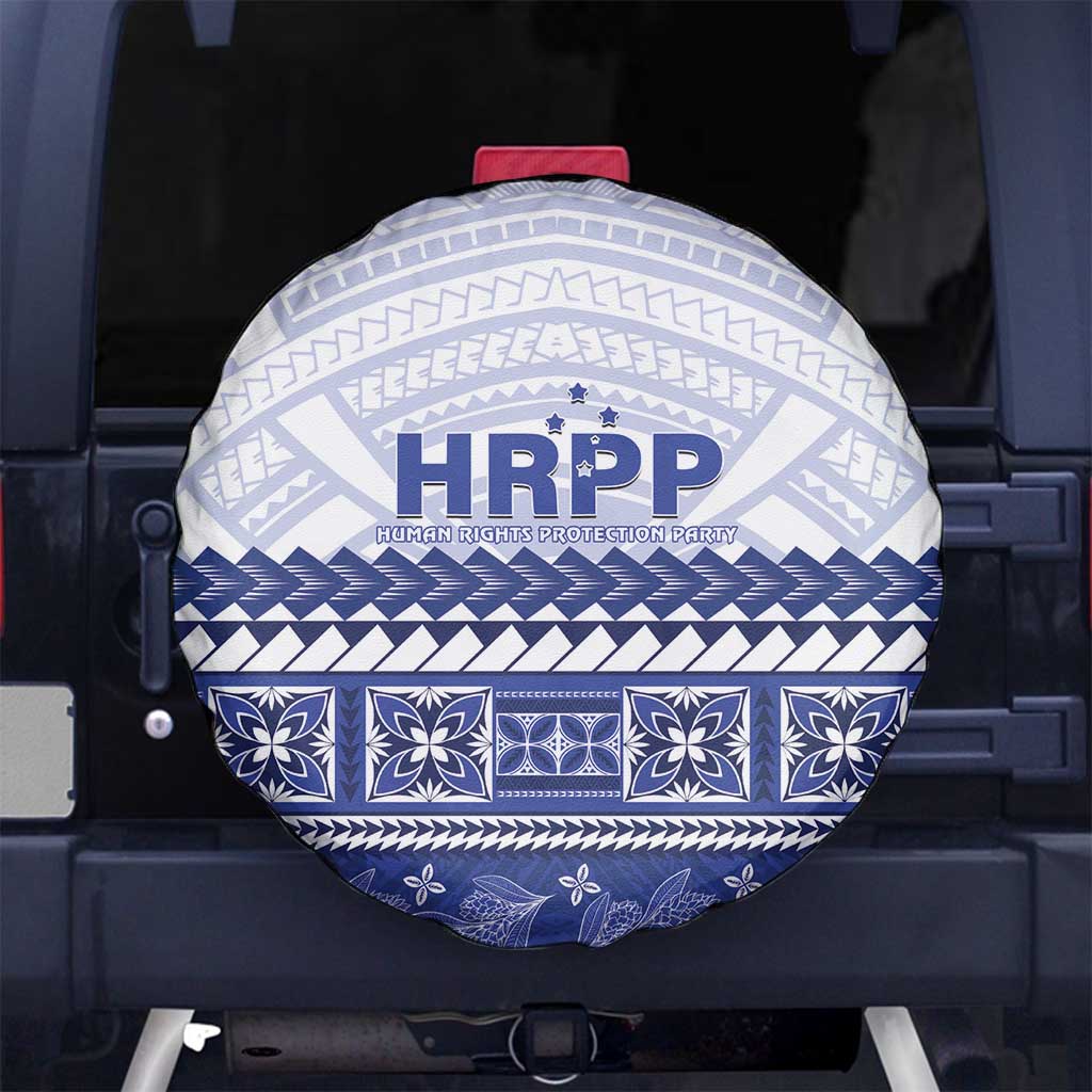 HRPP Samoa Siapo Spare Tire Cover Teuila Flowers Samoan Pattern - Polynesian Pride