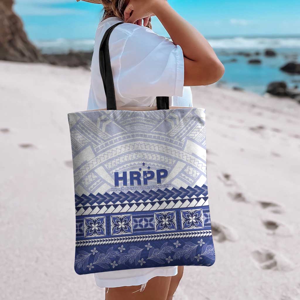 HRPP Samoa Siapo Tote Bag Teuila Flowers Samoan Pattern - Polynesian Pride