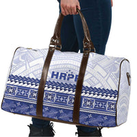 HRPP Samoa Siapo Travel Bag Teuila Flowers Samoan Pattern - Polynesian Pride
