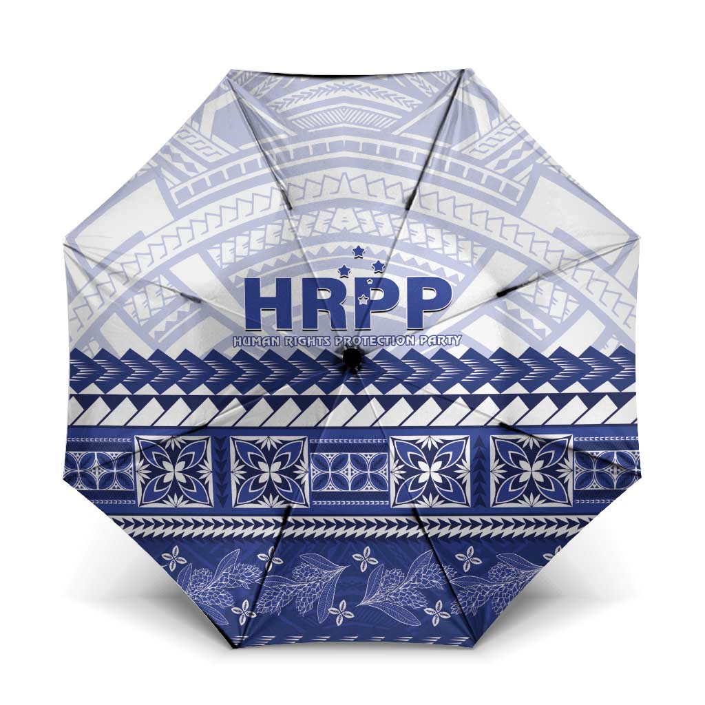 HRPP Samoa Siapo Umbrella Teuila Flowers Samoan Pattern - Polynesian Pride