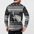 New Zealand Christmas Rugby Personalised Button Sweatshirt Meri Kirihimete All Black Maori - Polynesian Pride