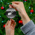 New Zealand Christmas Rugby Personalised Ceramic Ornament Meri Kirihimete All Black Maori - Polynesian Pride