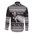 New Zealand Christmas Rugby Personalised Long Sleeve Button Shirt Meri Kirihimete All Black Maori - Polynesian Pride