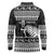 New Zealand Christmas Rugby Personalised Long Sleeve Polo Shirt Meri Kirihimete All Black Maori - Polynesian Pride