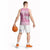 New Zealand Christmas Rugby Personalised Basketball Jersey Meri Kirihimete All Black Maori Pink Version - Polynesian Pride