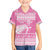 New Zealand Christmas Rugby Personalised Kid Hawaiian Shirt Meri Kirihimete All Black Maori Pink Version - Polynesian Pride