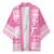 New Zealand Christmas Rugby Personalised Kimono Meri Kirihimete All Black Maori Pink Version - Polynesian Pride