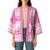 New Zealand Christmas Rugby Personalised Kimono Meri Kirihimete All Black Maori Pink Version - Polynesian Pride