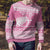 New Zealand Christmas Rugby Personalised Ugly Christmas Sweater Meri Kirihimete All Black Maori Pink Version - Polynesian Pride