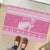 New Zealand Christmas Rugby Personalised Rubber Doormat Meri Kirihimete All Black Maori Pink Version - Polynesian Pride