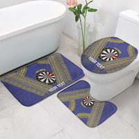 Personalised Niue Darts Bathroom Set Dart Board Hiapo Pattern - Polynesian Pride