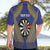 Personalised Niue Darts Hawaiian Shirt Dart Board Hiapo Pattern - Polynesian Pride