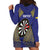 Personalised Niue Darts Hoodie Dress Dart Board Hiapo Pattern - Polynesian Pride