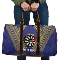 Personalised Niue Darts Travel Bag Dart Board Hiapo Pattern - Polynesian Pride