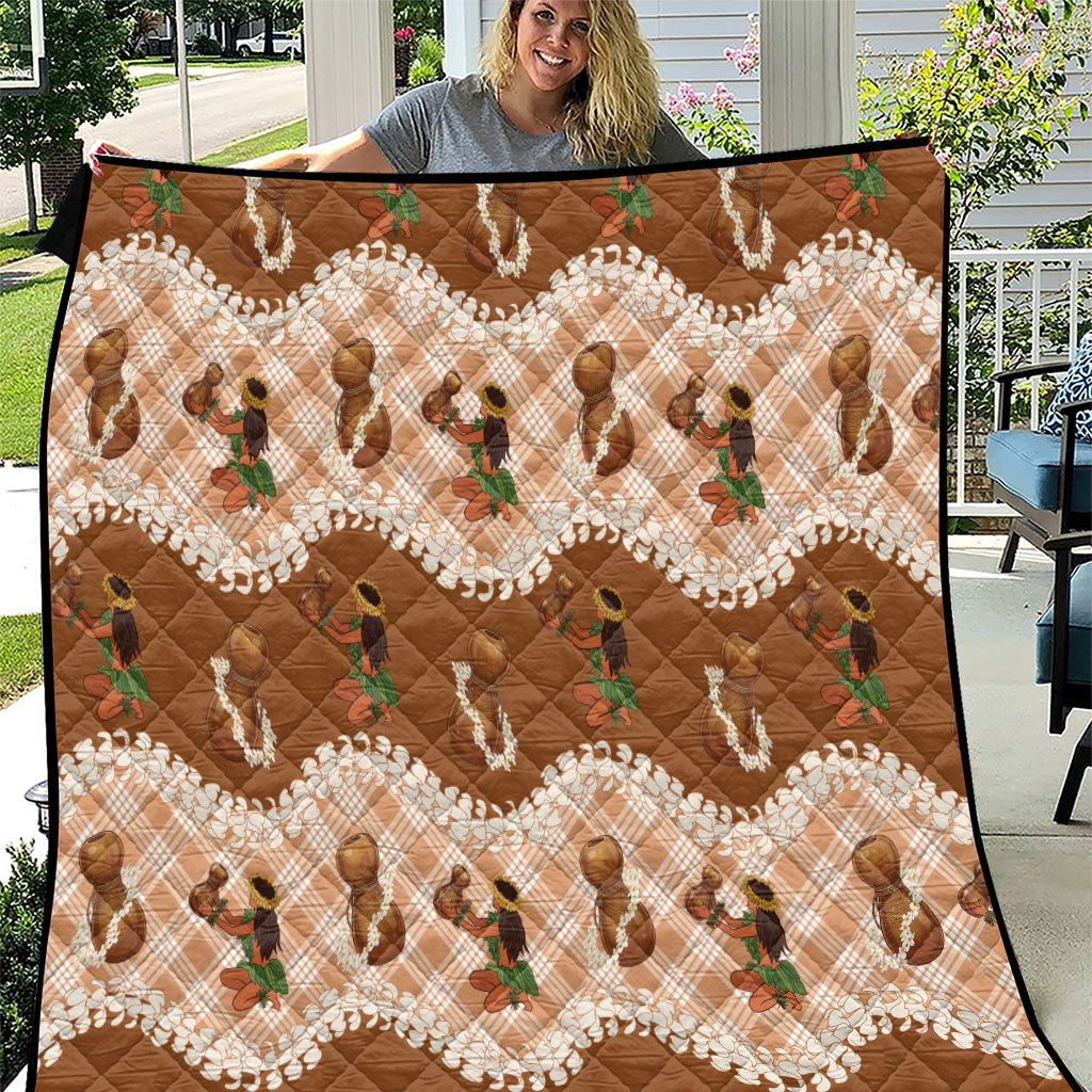 Ipu Heke Hawaii Makahiki Quilt Hawaiian Puakenikeni Lei Hula Girl Palaka Motifs