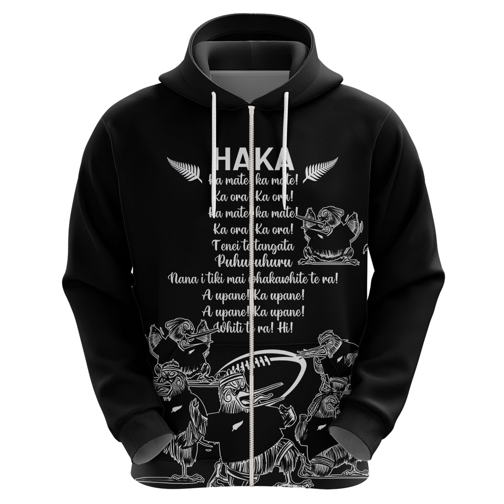 New Zealand Silver Fern Rugby Hoodie Haka Aotearoa Kiwi Dance LT14 - Polynesian Pride