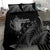 Custom New Zealand Silver Fern Rugby Bedding Set All Black Go Champions 2023 With Trophy Proud LT14 - Polynesian Pride