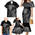 Custom New Zealand Silver Fern Rugby Family Matching Mermaid Dress and Hawaiian Shirt All Black Go Champions 2023 With Trophy Proud LT14 - Polynesian Pride