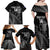 Custom New Zealand Silver Fern Rugby Family Matching Off Shoulder Maxi Dress and Hawaiian Shirt All Black Go Champions 2023 With Trophy Proud LT14 - Polynesian Pride