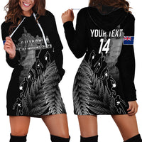 Custom New Zealand Silver Fern Rugby Hoodie Dress All Black Go Champions 2023 With Trophy Proud LT14 - Polynesian Pride