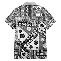 Black Bula Fiji Hawaiian Shirt Unique Masi Tapa Pattern
