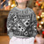 Black Bula Fiji Kid Ugly Christmas Sweater Unique Masi Tapa Pattern