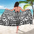 Black Bula Fiji Sarong Unique Masi Tapa Pattern