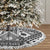 Black Bula Fiji Tree Skirt Unique Masi Tapa Pattern