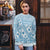 Blue Bula Fiji Ugly Christmas Sweater Unique Masi Tapa Pattern