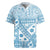 Blue Bula Fiji Rugby Jersey Unique Masi Tapa Pattern