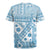 Blue Bula Fiji Rugby Jersey Unique Masi Tapa Pattern