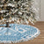 Blue Bula Fiji Tree Skirt Unique Masi Tapa Pattern