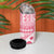 Pink Bula Fiji 4 in 1 Can Cooler Tumbler Unique Masi Tapa Pattern