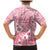 Pink Bula Fiji Family Matching Mermaid Dress and Hawaiian Shirt Unique Masi Tapa Pattern