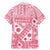 Pink Bula Fiji Family Matching Mermaid Dress and Hawaiian Shirt Unique Masi Tapa Pattern