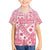 Pink Bula Fiji Family Matching Off The Shoulder Long Sleeve Dress and Hawaiian Shirt Unique Masi Tapa Pattern