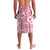 Pink Bula Fiji Lavalava Unique Masi Tapa Pattern