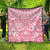 Pink Bula Fiji Quilt Unique Masi Tapa Pattern